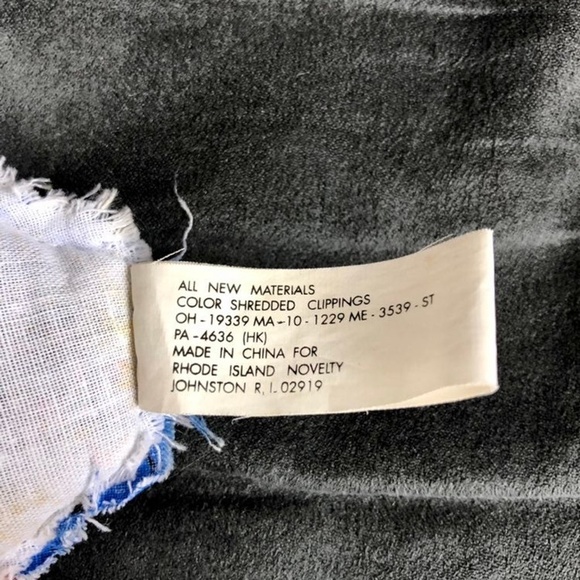 VINTAGE Halloween Decor Clown Cloth Toy Red, Blue, White - Picture 3 of 6